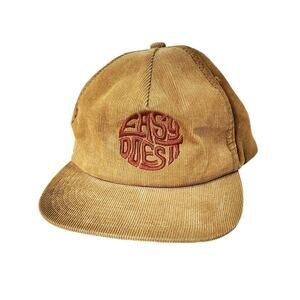 Katin Hat Unisex Easy Does It Retro Emblem Embroidered Cotton Snapback 60s 70s